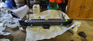 Rear Bumper towbar – Square + Light (Hilux Revo 2016-Current)